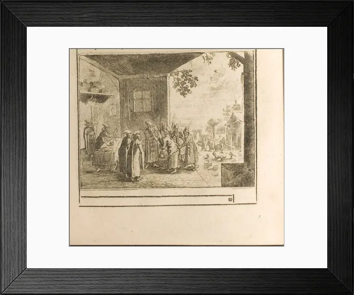 Framed Print : Court Oath Ceremony (Illustration from Travels to the Great Duke of Muscovy and the King of Persia Artist: Rothgiesser, Christian Lorenzen (?-1659) Framed Print : Court Oath Ceremony (Illustration from Travels to the Great Duke of Muscovy and the King of Persia Artist: Rothgiesser, Christian Lorenzen (?-1659)