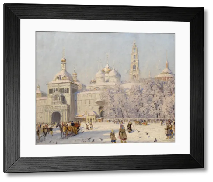 Framed Print : Blagovest. Artist: Dubovskoy, Nikolai Nikanorovich (1859-1918) Framed Print : Blagovest. Artist: Dubovskoy, Nikolai Nikanorovich (1859-1918)