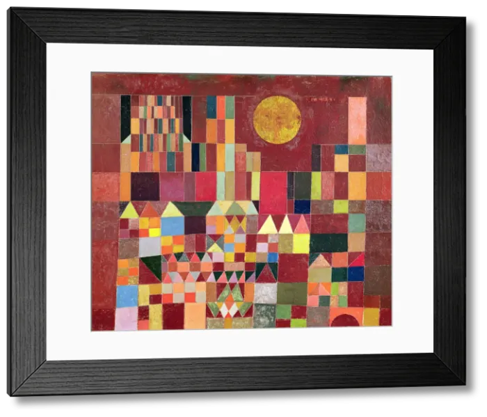 Framed Print : Castle and Sun. Artist: Klee, Paul (1879-1940) Framed Print : Castle and Sun. Artist: Klee, Paul (1879-1940)