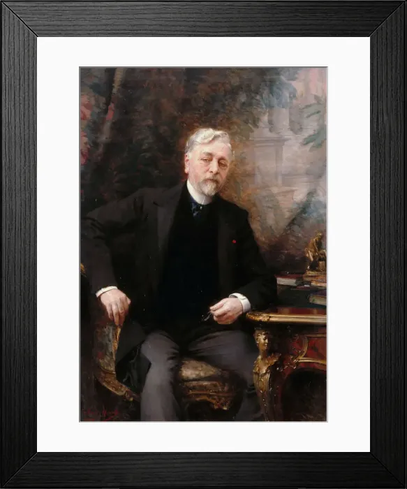 Framed Print : Portrait of Gustave Eiffel (1832-1923). Artist: Morot, Aime Nicolas (1850-1913) Framed Print : Portrait of Gustave Eiffel (1832-1923). Artist: Morot, Aime Nicolas (1850-1913)