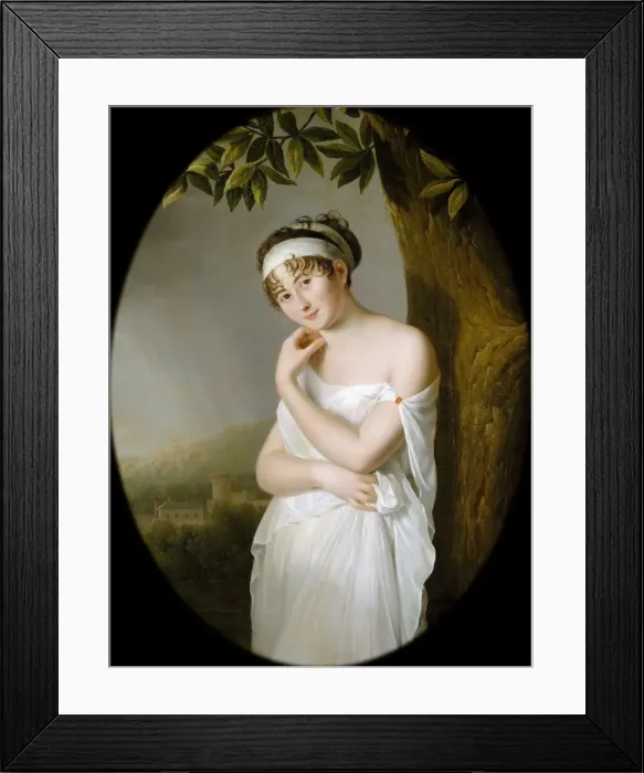 Framed Print : Portrait of Madame Recamier, nee Julie Bernard (1777-1849). Artist: Morin, Eulalie (1765-1837) Framed Print : Portrait of Madame Recamier, nee Julie Bernard (1777-1849). Artist: Morin, Eulalie (1765-1837)