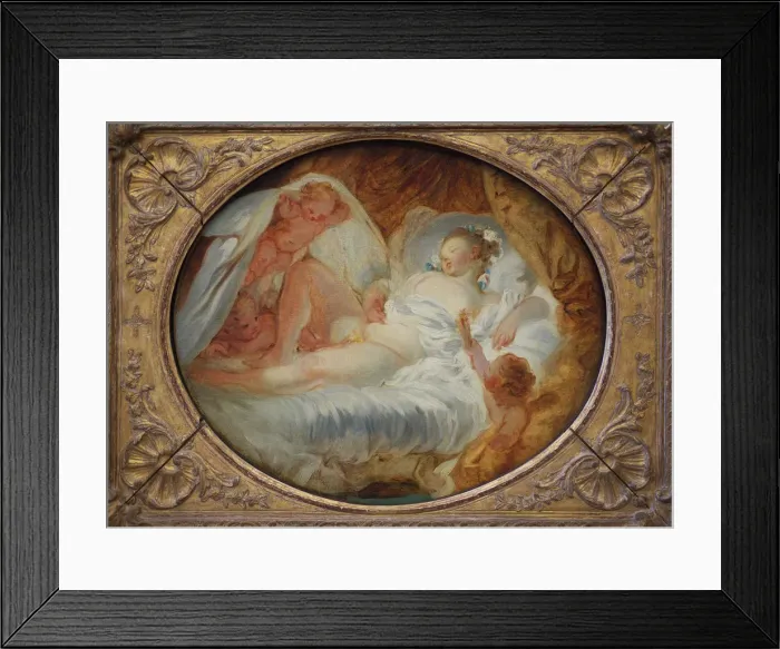 Framed Print : Fuel To The Fire. Artist: Fragonard, Jean Honore (1732-1806) Framed Print : Fuel To The Fire. Artist: Fragonard, Jean Honore (1732-1806)