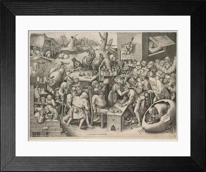 Framed Print : The Witch of Malleghem. Artist: Bruegel (Brueghel), Pieter, the Elder (ca 1525-1569) Framed Print : The Witch of Malleghem. Artist: Bruegel (Brueghel), Pieter, the Elder (ca 1525-1569)