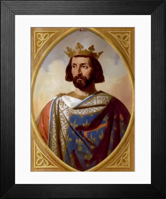 Framed Print : Charles I of Anjou. Artist: Decaisne, Henri (1799-1852) Framed Print : Charles I of Anjou. Artist: Decaisne, Henri (1799-1852)