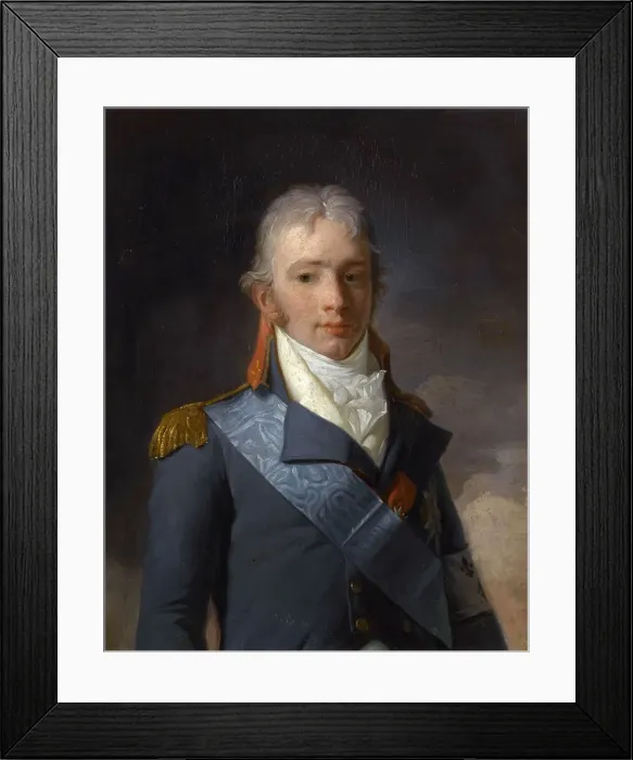 Framed Print : Charles Ferdinand d Artois, Duke of Berry (1778-1820). Artist: Danloux, Henri-Pierre (1753-1809) Framed Print : Charles Ferdinand d Artois, Duke of Berry (1778-1820). Artist: Danloux, Henri-Pierre (1753-1809)