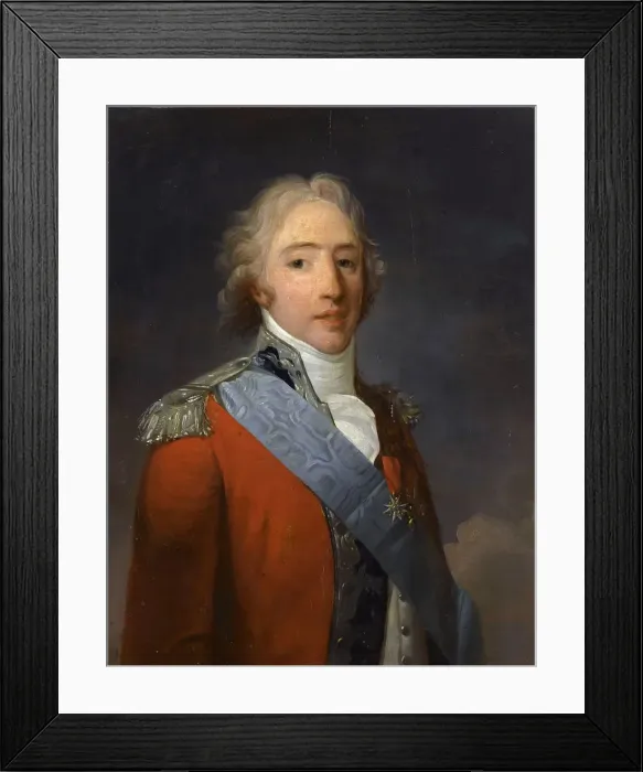 Framed Print : Charles-Philippe de France, Count of Artois (1757-1836). Artist: Danloux, Henri-Pierre (1753-1809) Framed Print : Charles-Philippe de France, Count of Artois (1757-1836). Artist: Danloux, Henri-Pierre (1753-1809)