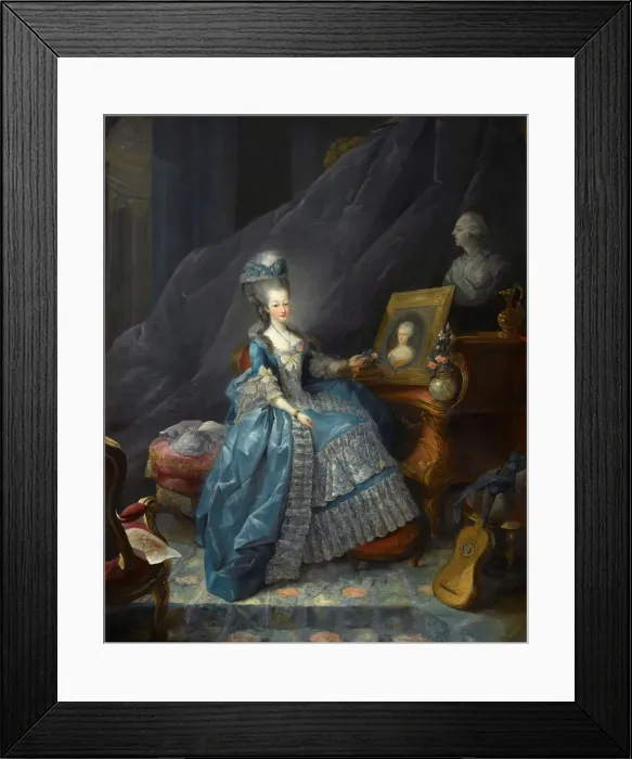 Framed Print : Princess Maria Theresa of Savoy (1756-1805). Artist: Gautier Dagoty, Jean-Baptiste Andre (1740-1786) Framed Print : Princess Maria Theresa of Savoy (1756-1805). Artist: Gautier Dagoty, Jean-Baptiste Andre (1740-1786)