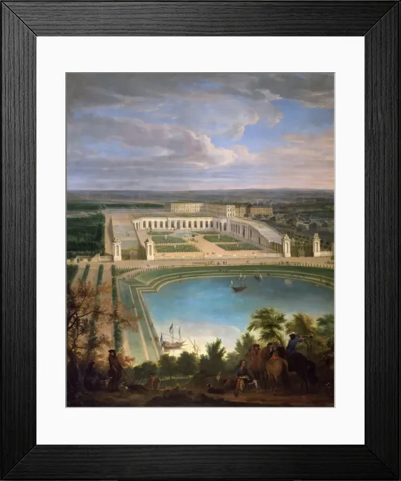 Framed Print : L orangerie du chateau de Versailles. Artist: Martin, Jean-Baptiste (1659-1735) Framed Print : L orangerie du chateau de Versailles. Artist: Martin, Jean-Baptiste (1659-1735)