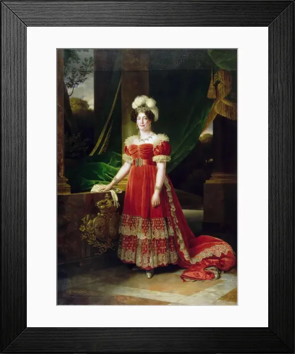 Framed Print : Portrait of Marie Therese of France (1778-1851). Artist: Caminade, Alexandre-Francois (1783-1862) Framed Print : Portrait of Marie Therese of France (1778-1851). Artist: Caminade, Alexandre-Francois (1783-1862)