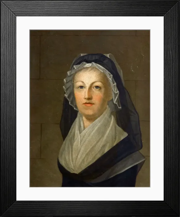 Framed Print : Marie Antoinette at the Temple Prison. Artist: Kucharski, Alexandre (1741-1819) Framed Print : Marie Antoinette at the Temple Prison. Artist: Kucharski, Alexandre (1741-1819)