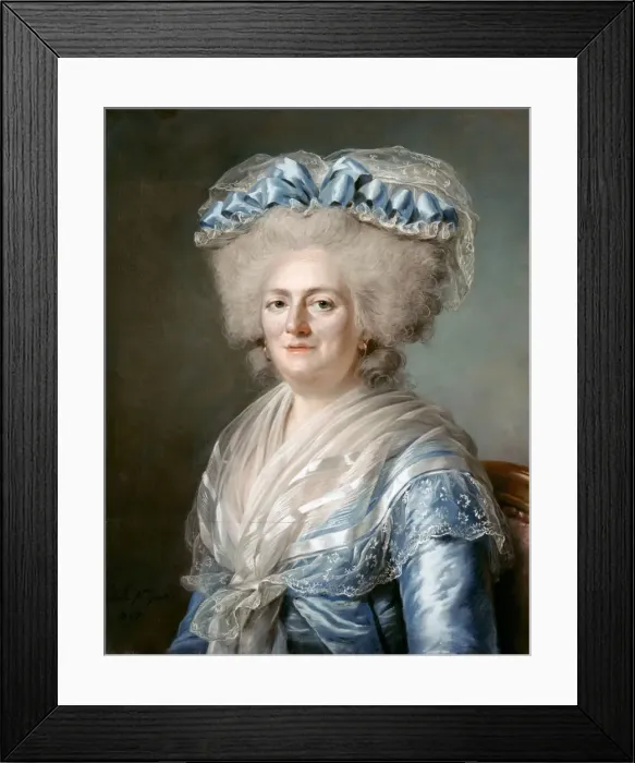 Framed Print : Marie Louise Therese Victoire of France (1733-1799). Artist: Labille-Guiard, Adelaide (1749-1803) Framed Print : Marie Louise Therese Victoire of France (1733-1799). Artist: Labille-Guiard, Adelaide (1749-1803)