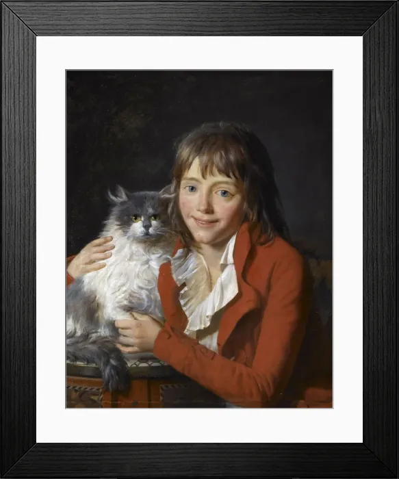 Framed Print : Ambroise-Louis Garneray (1783-1857). Artist: Garneray, Jean Francois (1755-1837) Framed Print : Ambroise-Louis Garneray (1783-1857). Artist: Garneray, Jean Francois (1755-1837)