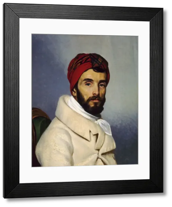 Framed Print : Self-Portrait. Artist: Guerin, Pierre Narcisse, Baron (1774-1833) Framed Print : Self-Portrait. Artist: Guerin, Pierre Narcisse, Baron (1774-1833)