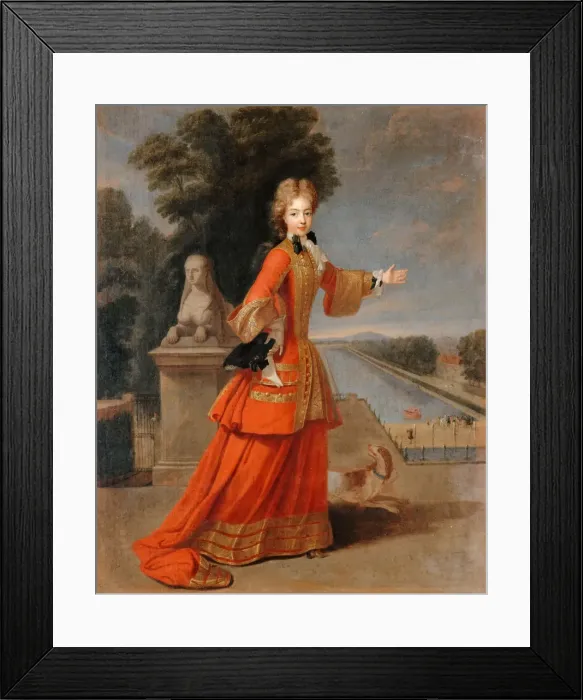 Framed Print : Marie Adelaide of Savoy (1685-1712). Artist: Gobert, Pierre (1662-1744) Framed Print : Marie Adelaide of Savoy (1685-1712). Artist: Gobert, Pierre (1662-1744)