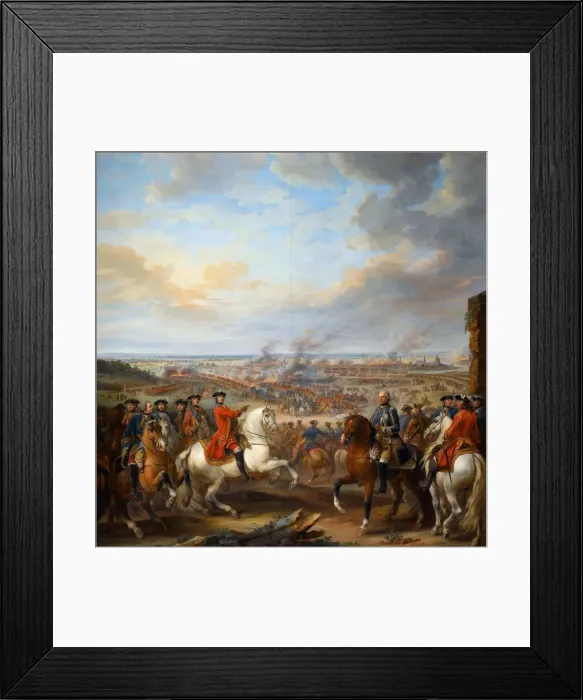 Framed Print : The Battle of Fontenoy, 11 May 1745. Artist: Lenfant (L Enfant), Pierre (1704-1787) Framed Print : The Battle of Fontenoy, 11 May 1745. Artist: Lenfant (L Enfant), Pierre (1704-1787)
