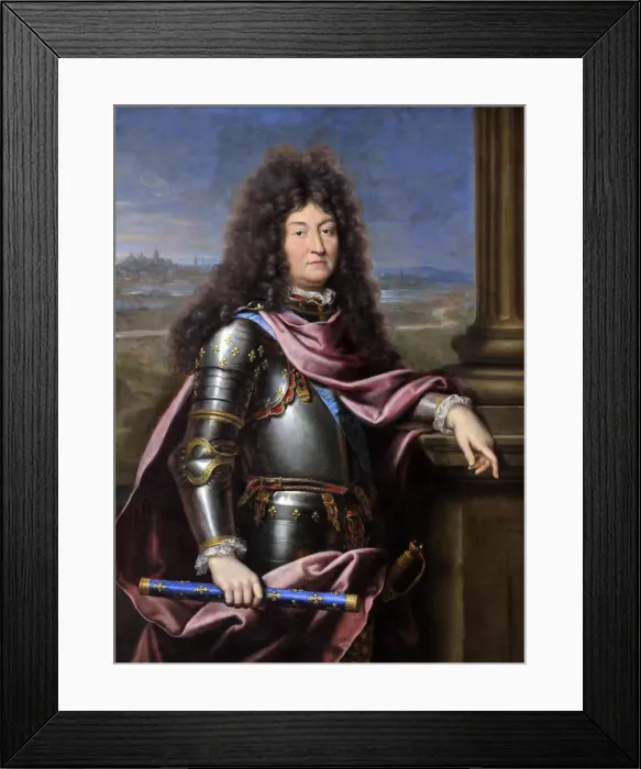 Framed Print : Louis XIV, King of France (1638-1715). Artist: Mignard, Pierre (1612-1695) Framed Print : Louis XIV, King of France (1638-1715). Artist: Mignard, Pierre (1612-1695)
