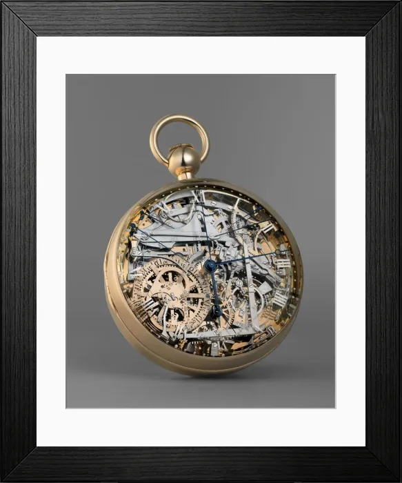 Framed Print : Marie Antoinette pocket watch No. 1160. Artist: Breguet, Abraham-Louis (1747-1823) Framed Print : Marie Antoinette pocket watch No. 1160. Artist: Breguet, Abraham-Louis (1747-1823)