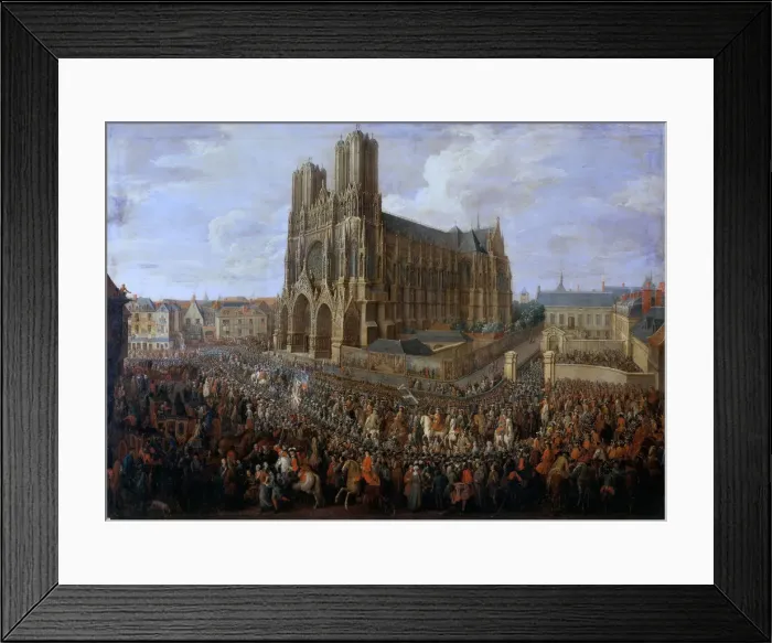 Framed Print : Cavalcade of Louis XV after his coronation, 26 October 1722. Artist: Martin, Pierre-Denis II (1663-1742) Framed Print : Cavalcade of Louis XV after his coronation, 26 October 1722. Artist: Martin, Pierre-Denis II (1663-1742)