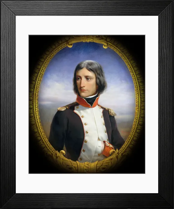 Framed Print : Napoleon Bonaparte as Lieutenant-Colonel of the 1st Battalion of Corsican Republican volunteers. Artist: Philippoteaux, Henri Felix Emmanuel (1815-1884) Framed Print : Napoleon Bonaparte as Lieutenant-Colonel of the 1st Battalion of Corsican Republican volunteers. Artist: Philippoteaux, Henri Felix Emmanuel (1815-1884)