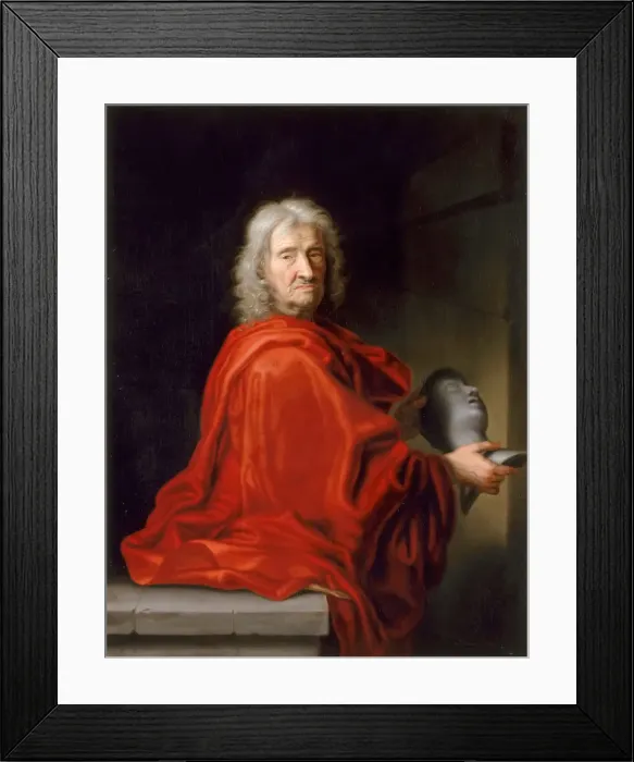 Framed Print : Portrait of Philippe de Buyster (1595-1688). Artist: Vignon, Philippe (1638-1701) Framed Print : Portrait of Philippe de Buyster (1595-1688). Artist: Vignon, Philippe (1638-1701)