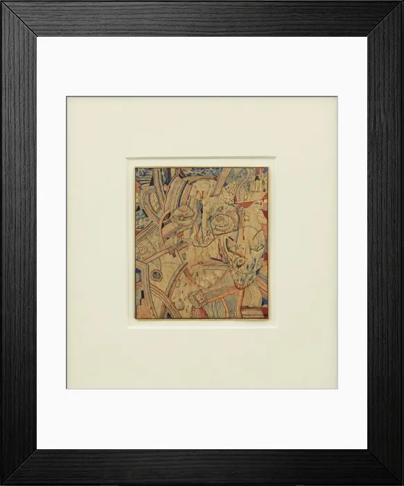 Framed Print : Untitled. Artist: Filonov, Pavel Nikolayevich (1883-1941) Framed Print : Untitled. Artist: Filonov, Pavel Nikolayevich (1883-1941)