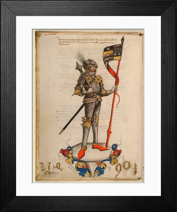 Framed Print : Count Albrecht of Hohenlohe and Ziegenhain. Artist: Anonymous Framed Print : Count Albrecht of Hohenlohe and Ziegenhain. Artist: Anonymous