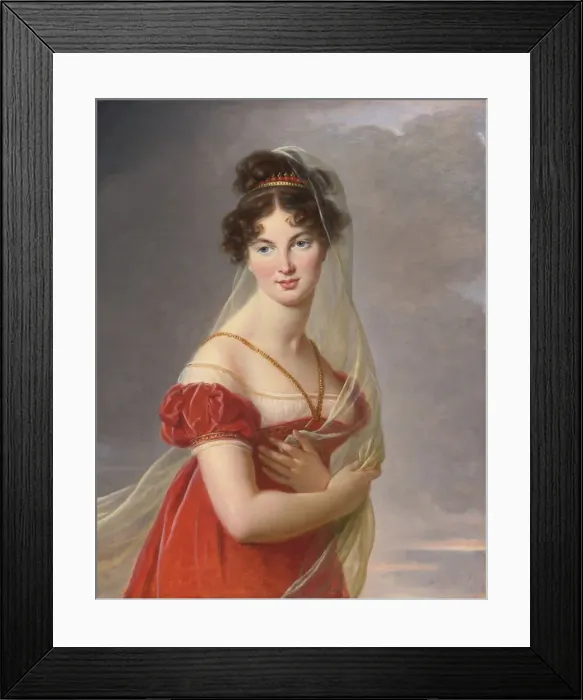 Framed Print : Portrait of Aglae Angelique Gabrielle de Gramont (1787-1842), wife of General Alexander Lvovich Davy Artist: Vigee-Lebrun, Marie Louise Elisabeth (1755-1842) Framed Print : Portrait of Aglae Angelique Gabrielle de Gramont (1787-1842), wife of General Alexander Lvovich Davy Artist: Vigee-Lebrun, Marie Louise Elisabeth (1755-1842)
