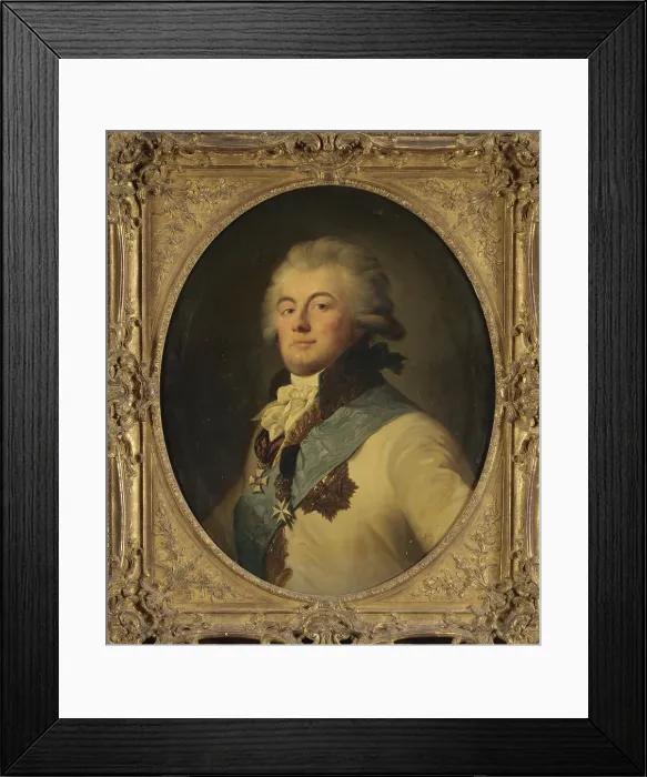 Framed Print : Portrait of Admiral July Litta (Giulio Renato de Litta Visconti Arese). Artist: Lampi, Johann-Baptist von, the Elder (1751-1830) Framed Print : Portrait of Admiral July Litta (Giulio Renato de Litta Visconti Arese). Artist: Lampi, Johann-Baptist von, the Elder (1751-1830)