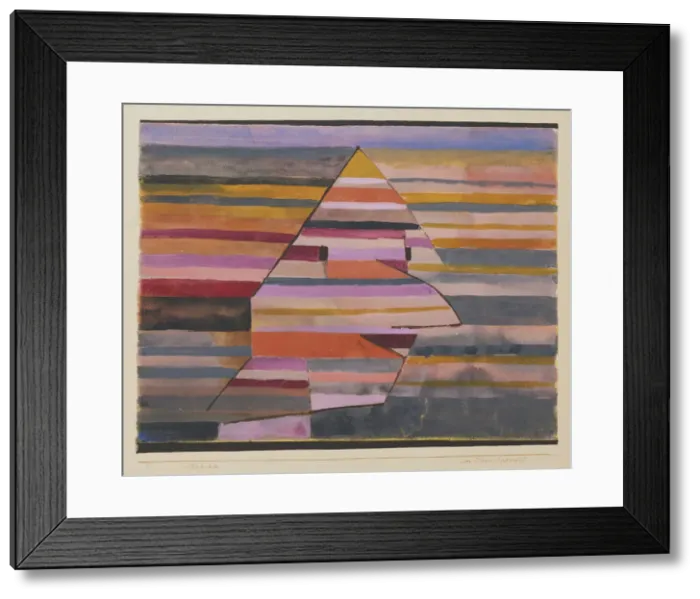 Framed Print : The Pyramid Clown. Artist: Klee, Paul (1879-1940) Framed Print : The Pyramid Clown. Artist: Klee, Paul (1879-1940)