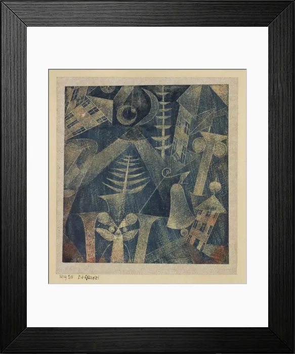 Framed Print : The bell!. Artist: Klee, Paul (1879-1940) Framed Print : The bell!. Artist: Klee, Paul (1879-1940)