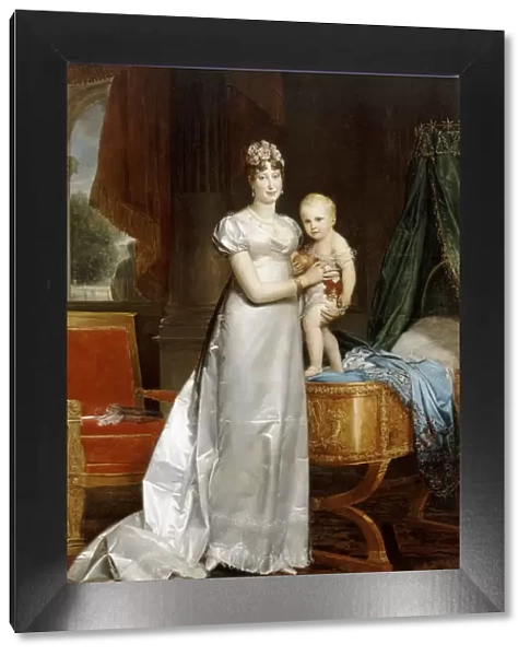 Empress Marie-Louise With the King of Rome. Artist: Gerard, Francois Pascal Simon (1770-1837)