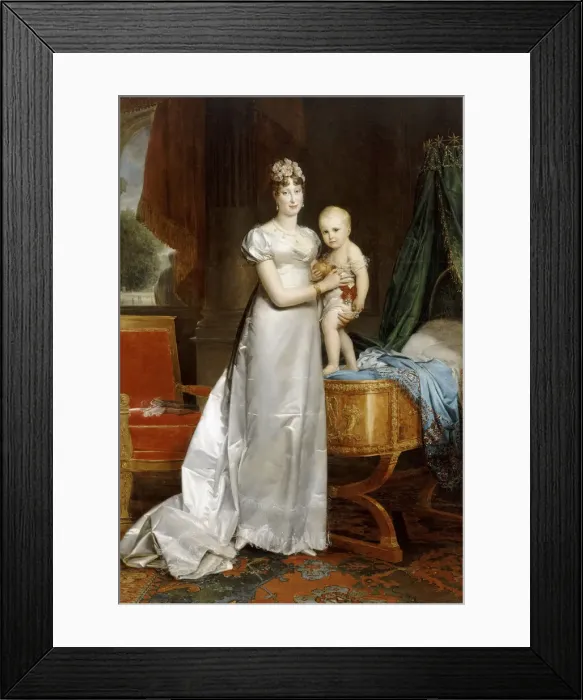 Framed Print : Empress Marie-Louise With the King of Rome. Artist: Gerard, Francois Pascal Simon (1770-1837) Framed Print : Empress Marie-Louise With the King of Rome. Artist: Gerard, Francois Pascal Simon (1770-1837)
