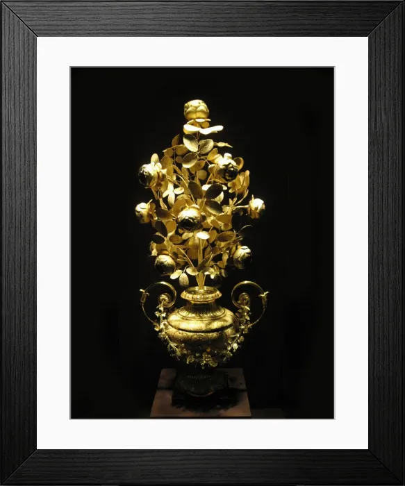 Framed Print : The Golden Rose. Artist: Spagna, Pietro Paolo (1793-1861) Framed Print : The Golden Rose. Artist: Spagna, Pietro Paolo (1793-1861)