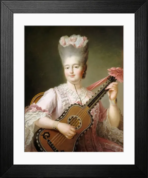 Framed Print : Marie Clotilde of France (1759-1802), Queen of Sardinia. Artist: Drouais, Francois-Hubert (1727-1775) Framed Print : Marie Clotilde of France (1759-1802), Queen of Sardinia. Artist: Drouais, Francois-Hubert (1727-1775)
