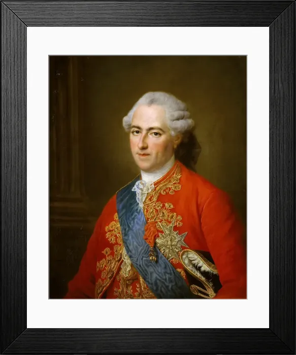 Framed Print : Portrait of the King Louis XV (1710-1774). Artist: Drouais, Francois-Hubert (1727-1775) Framed Print : Portrait of the King Louis XV (1710-1774). Artist: Drouais, Francois-Hubert (1727-1775)