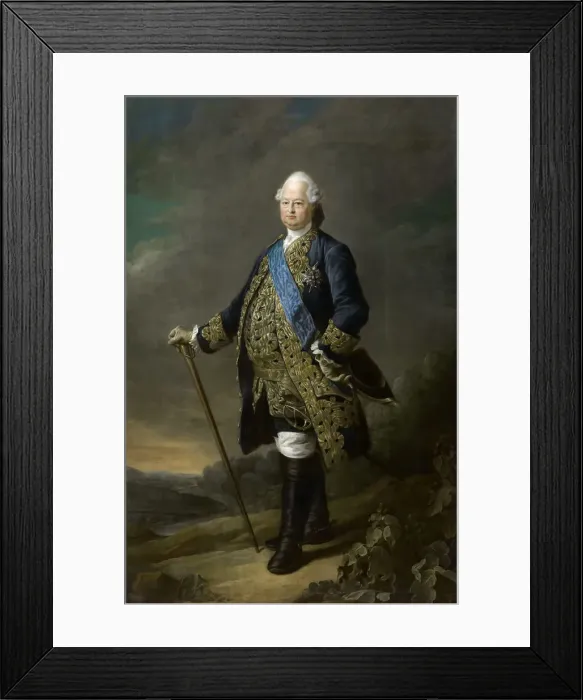 Framed Print : Louis de Bourbon-Conde, comte de Clermont. Artist: Drouais, Francois-Hubert (1727-1775) Framed Print : Louis de Bourbon-Conde, comte de Clermont. Artist: Drouais, Francois-Hubert (1727-1775)