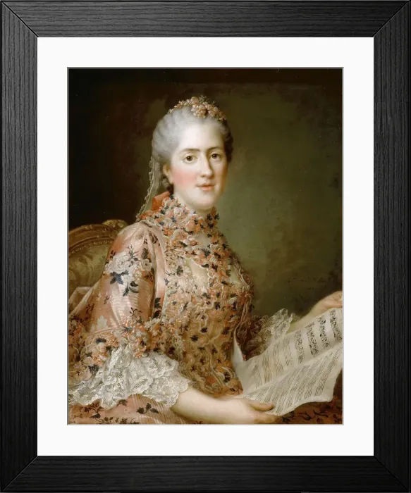Framed Print : Princess Sophie of France (1734-1782). Artist: Drouais, Francois-Hubert (1727-1775) Framed Print : Princess Sophie of France (1734-1782). Artist: Drouais, Francois-Hubert (1727-1775)