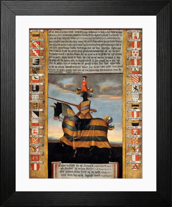 Framed Print : Caspar Nothafft von Hohenberg. Artist: Anonymous Framed Print : Caspar Nothafft von Hohenberg. Artist: Anonymous