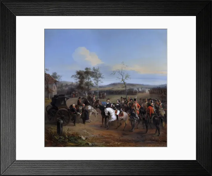 Framed Print : General Despret and Louis-Philippe, Duke of Chartres at Gravelotte, July 1792. Artist: Charpentier, Eugene Louis (1811-1890) Framed Print : General Despret and Louis-Philippe, Duke of Chartres at Gravelotte, July 1792. Artist: Charpentier, Eugene Louis (1811-1890)