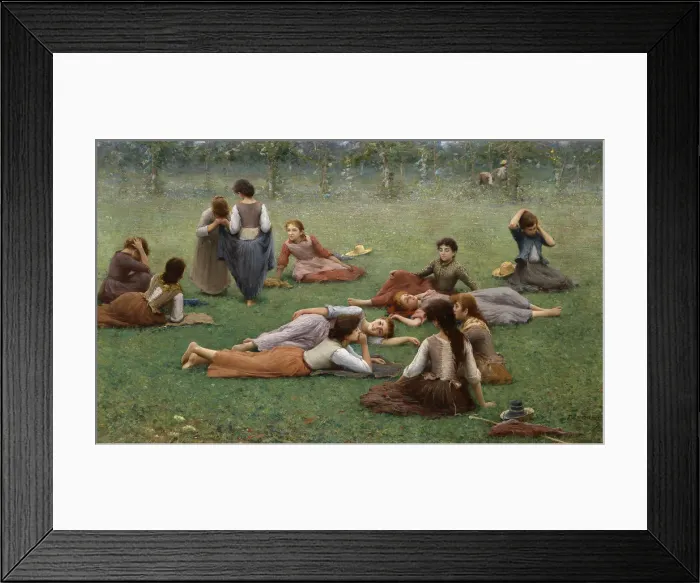 Framed Print : After the Game. Artist: Zonaro, Fausto (1854-1929) Framed Print : After the Game. Artist: Zonaro, Fausto (1854-1929)