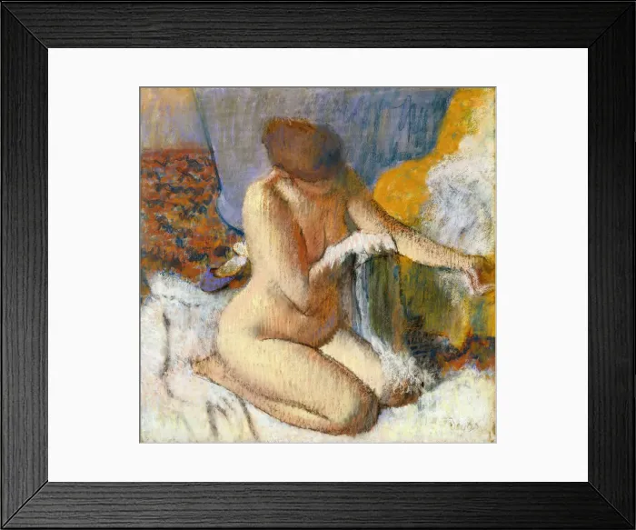 Framed Print : La Sortie du bain. Artist: Degas, Edgar (1834-1917) Framed Print : La Sortie du bain. Artist: Degas, Edgar (1834-1917)
