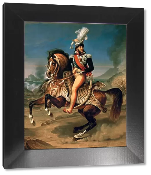 Equestrian Portrait of Joachim Murat (1767-1815). Artist: Gros, Antoine Jean, Baron (1771-1835)