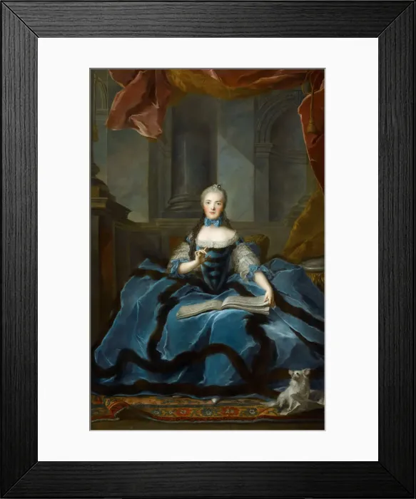 Framed Print : Princess Marie Adelaide of France (1732-1800). Artist: Nattier, Jean-Marc (1685-1766) Framed Print : Princess Marie Adelaide of France (1732-1800). Artist: Nattier, Jean-Marc (1685-1766)