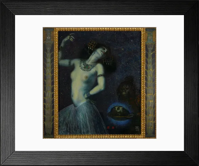 Framed Print : Salome. Artist: Stuck, Franz, Ritter von (1863-1928) Framed Print : Salome. Artist: Stuck, Franz, Ritter von (1863-1928)