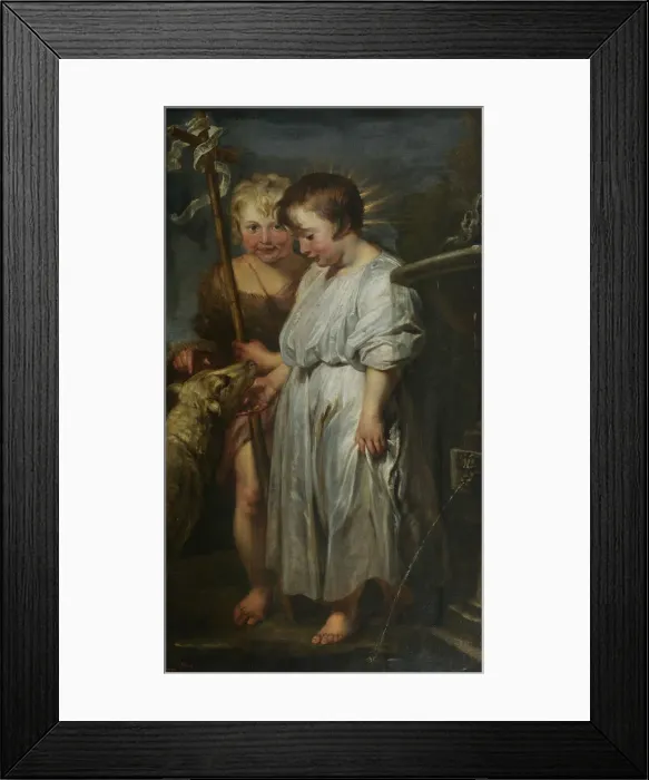 Framed Print : Christ and John the Baptist as Children. Artist: Rubens, Pieter Paul (1577-1640) Framed Print : Christ and John the Baptist as Children. Artist: Rubens, Pieter Paul (1577-1640)