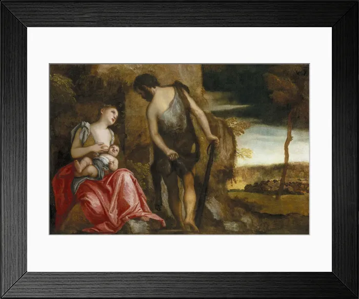 Framed Print : The family of Cain wandering. Artist: Veronese, Paolo (1528-1588) Framed Print : The family of Cain wandering. Artist: Veronese, Paolo (1528-1588)