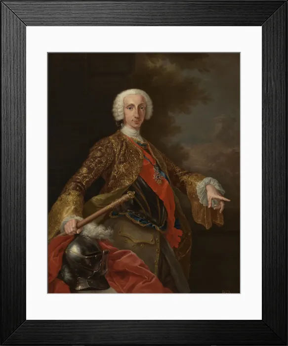 Framed Print : Charles III of Spain. Artist: Bonito, Giuseppe (1707-1789) Framed Print : Charles III of Spain. Artist: Bonito, Giuseppe (1707-1789)