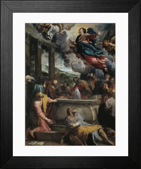 Framed Print : The Assumption of the Blessed Virgin Mary. Artist: Carracci, Annibale (1560-1609) Framed Print : The Assumption of the Blessed Virgin Mary. Artist: Carracci, Annibale (1560-1609)
