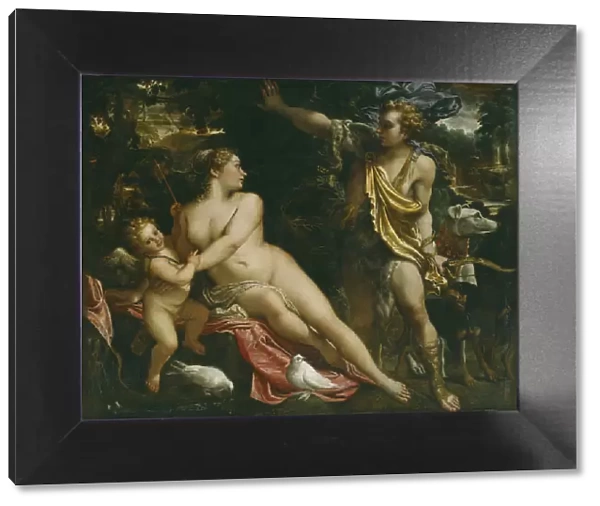 Venus, Adonis and Cupid. Artist: Carracci, Annibale (1560-1609)