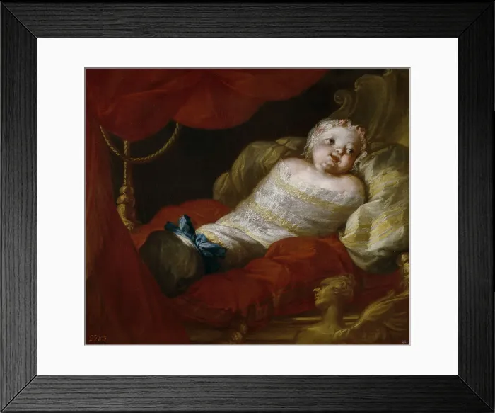 Framed Print : Infanta Isabella of Bourbon, Princess of Naples. Artist: Ruta, Clemente (1668-1767) Framed Print : Infanta Isabella of Bourbon, Princess of Naples. Artist: Ruta, Clemente (1668-1767)